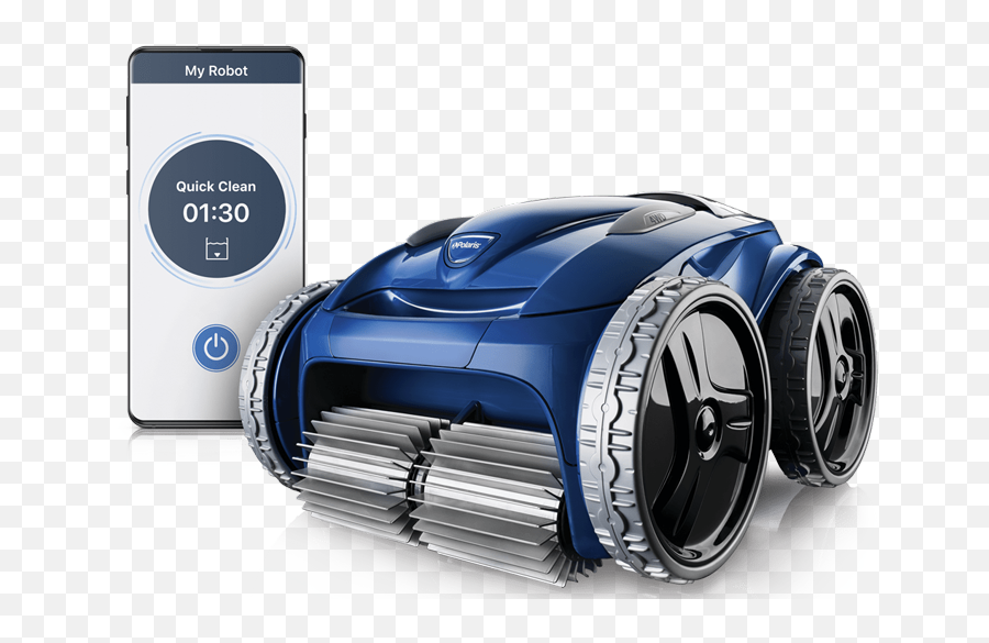 Polaris 9650iq Robotic Pool Cleaner 1 Swimming - Polaris 9650 Pool Cleaner Png,Aquabot Icon Xi