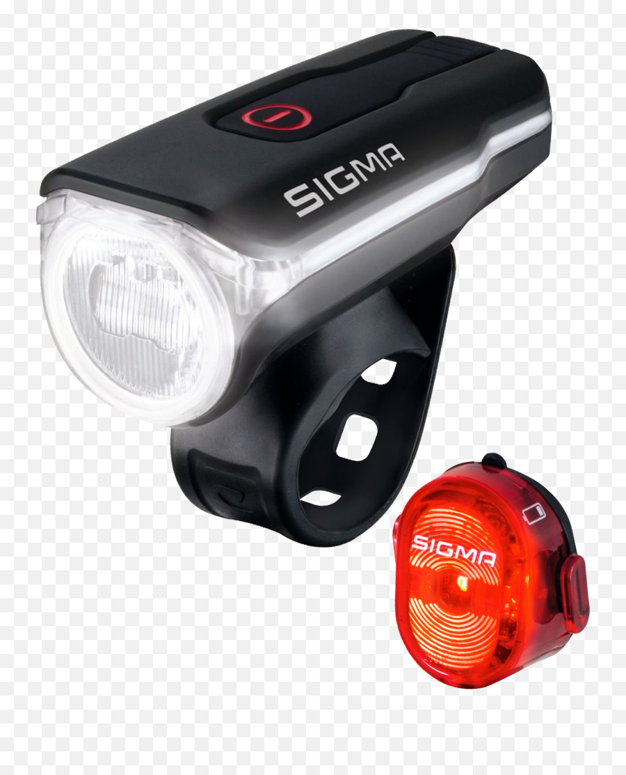 Sigma Aura 60 Front Light U0026 Nugget Ii Rear Set - Dviracio Priekine Lempa Png,Ball Of Light Png