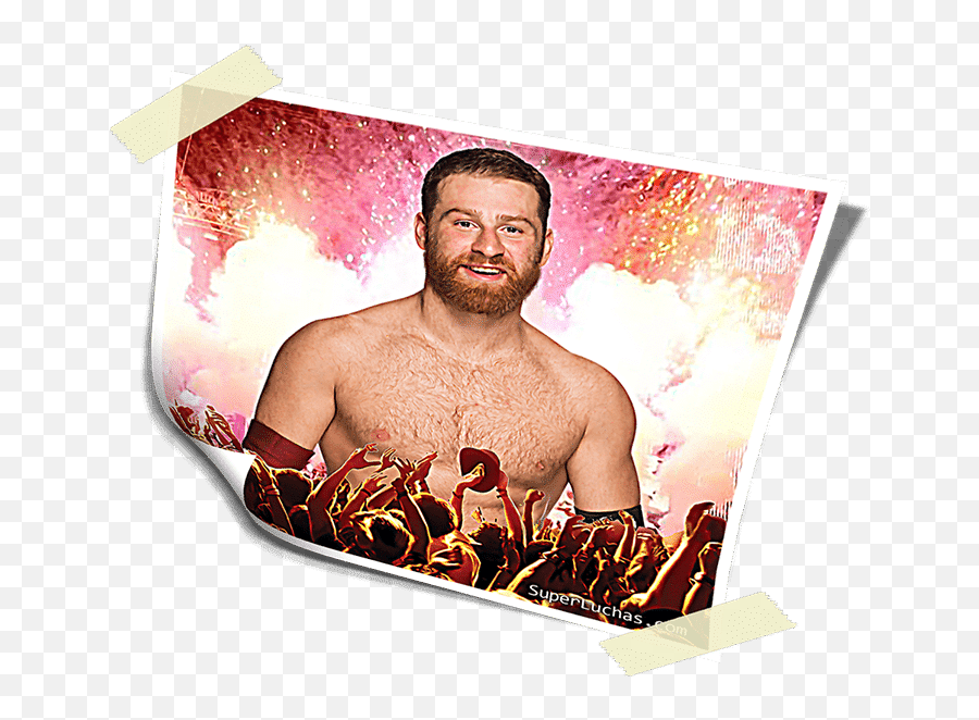 Sami Zayn Lastimado Tras Caer En Tope - Poster Png,Sami Zayn Png