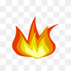 Flame Clipart Transparent Background Picture 43724 - Transparent Background Fire Clipart Png