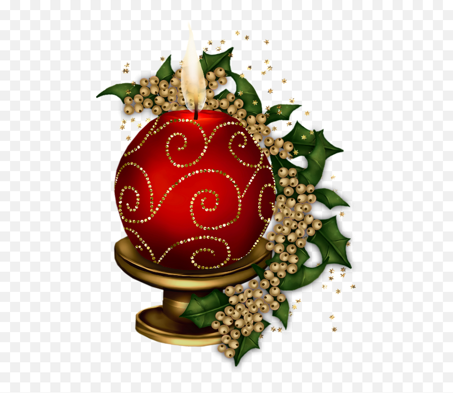Noel Candles Png Picture 487965 - Boules Noel Png Tube,Christmas Candle Png