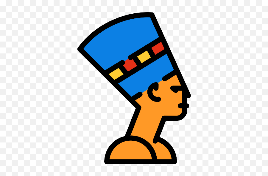 Nefertiti Sculpture Vector Svg Icon - Early History Of Translation Png,Sculpture Icon