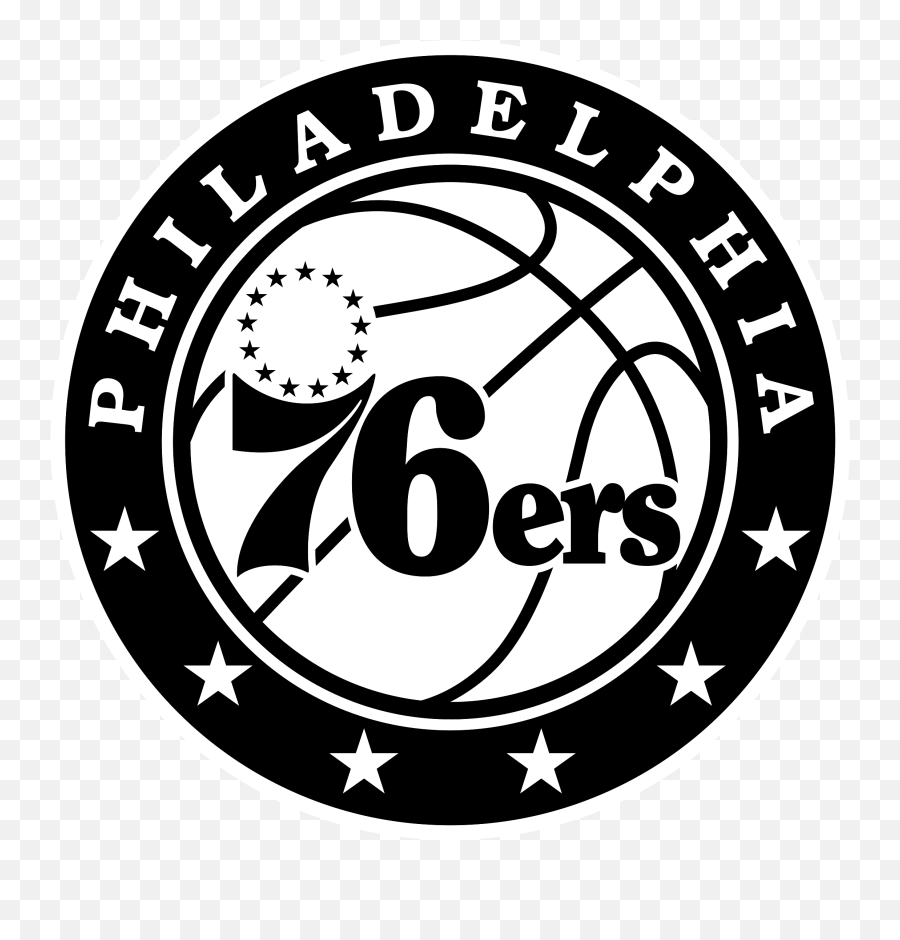 Philadelphia 76ers Logo Png Transparent U0026 Svg Vector - Circle,Golden State Warriors Logo Black And White