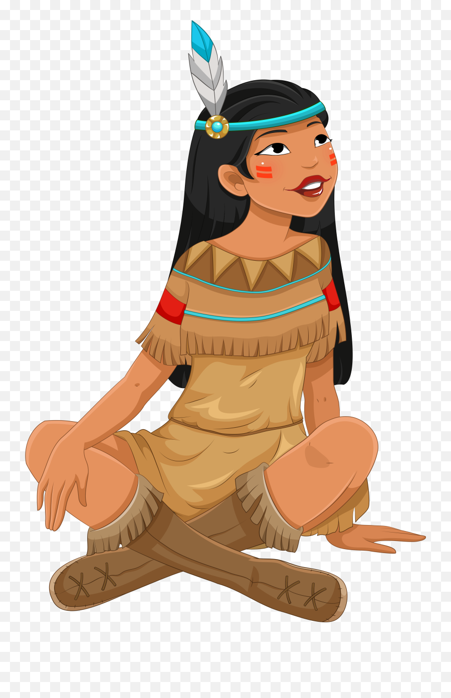 Native - Transparent Native American Png,Girl Clipart Transparent Background
