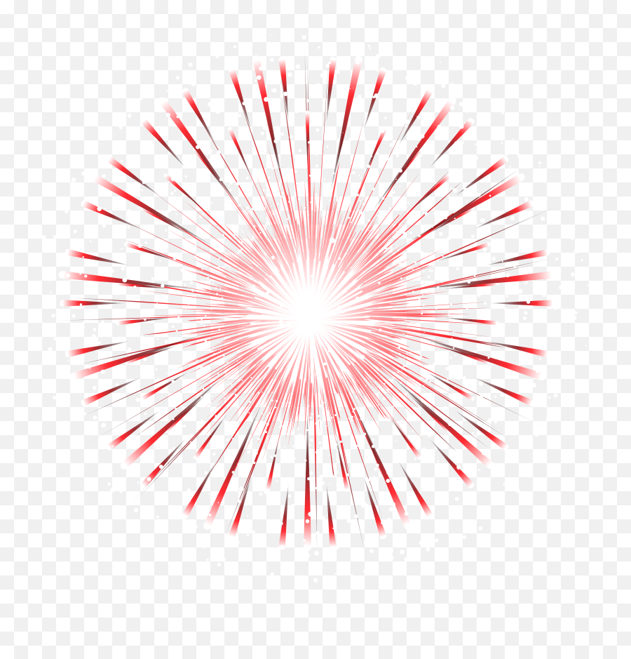 Transparent Png Clip Art Image - Red Fireworks Clipart Transparent,Fireworks Transparent Background
