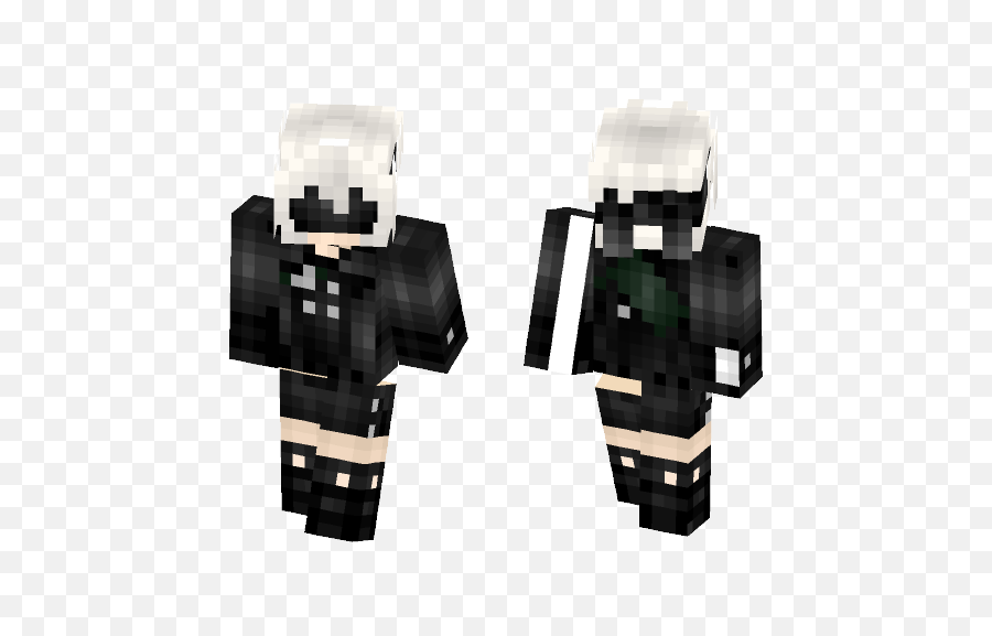 Download Nier Automata 9s - Atom Minecraft Skin Png Image Nier 9s Minecraft Skin,Nier Automata Logo Png