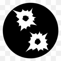 Bullet Holes 1 Gobo - Circle png
