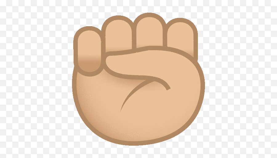 Raised Fist Joypixels Sticker - Raised Fist Joypixels Fist Dirty Png,Clenched Fist Icon