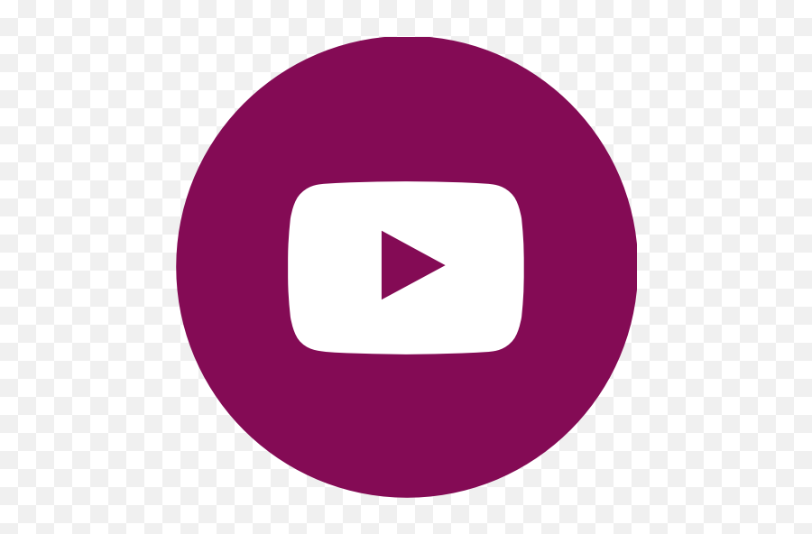 Follow Us - Dot Png,Purple Youtube Icon