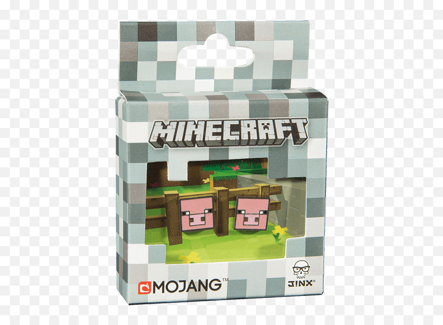 Minecraft - Pig Stud Earrings Minecraft Earrings Png,Minecraft Pig Png