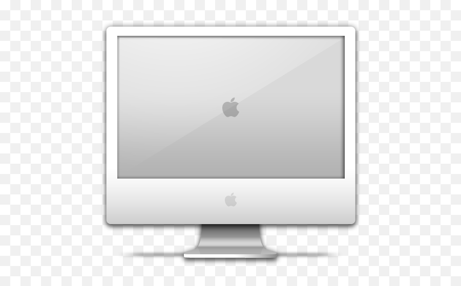 Computer White Icon - White Computer Png,Desktop Computer Png