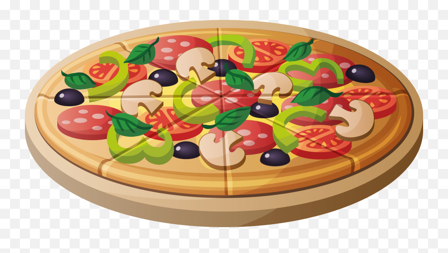 Pizza Hut Clipart Full Size Png Download Seekpng - Pizza On A Plate Drawing,Pizza Hut Png