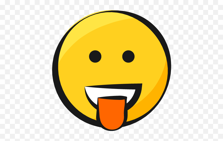 Emoji Tongue Animated Gif - Gif Smiley Langue Png,Tongue Emoji Png