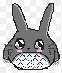 Download Hd Little Totoro - My Neighbor Totoro Transparent Domestic Rabbit Png,Totoro Png