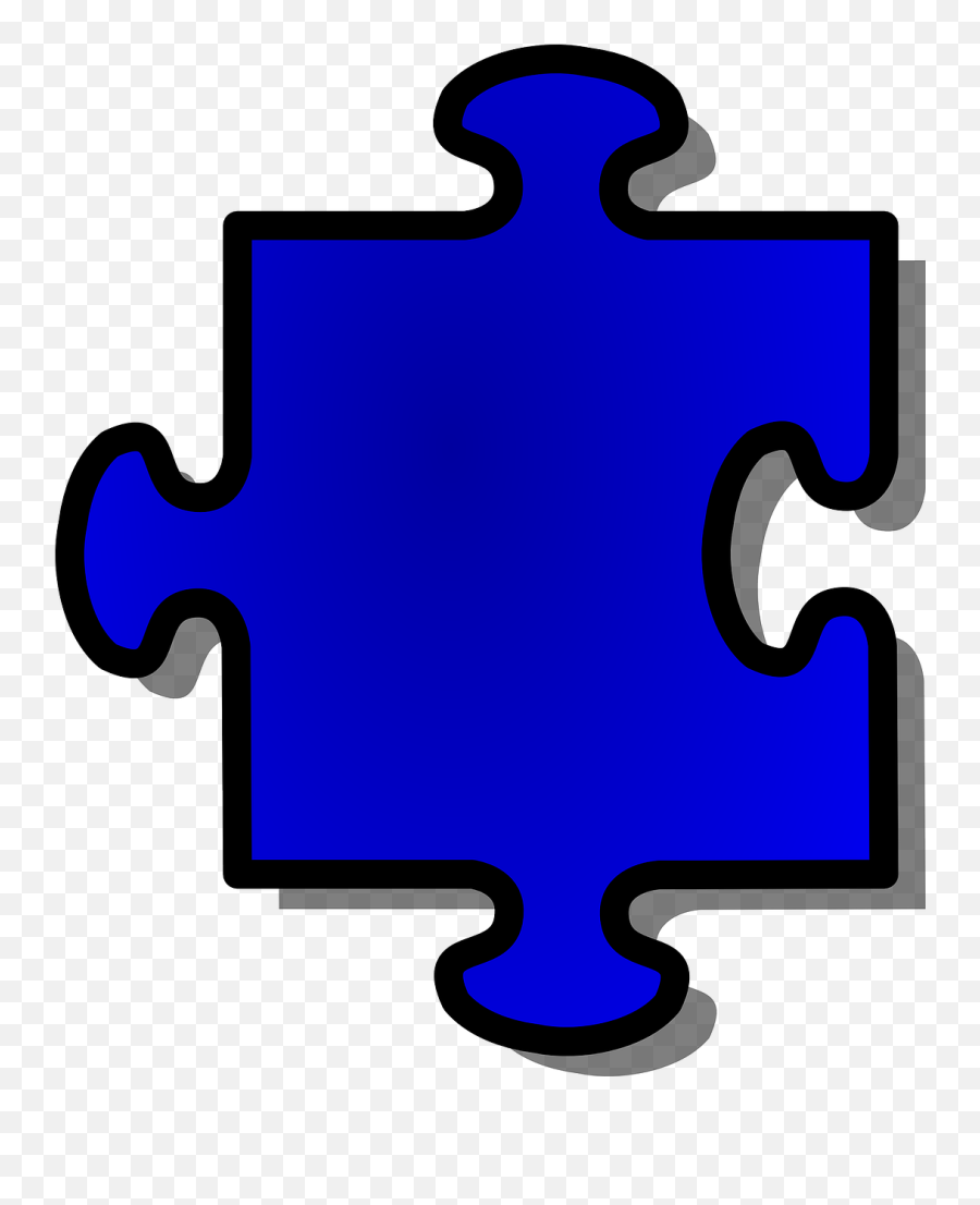 Jigsaw Puzzle Piece - Free Vector Graphic On Pixabay Puzzle Pieces Clip Art Png,Puzzle Pieces Png