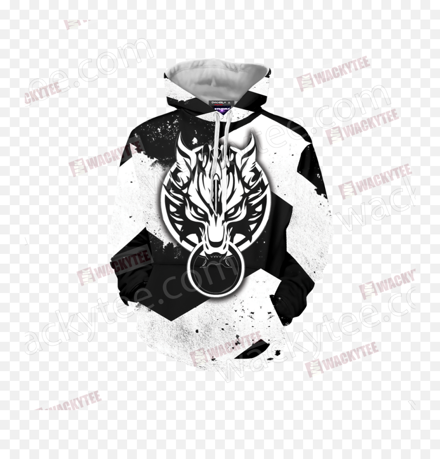 Final Fantasy 7 - Fenrir New Unisex 3d Hoodie Final Fantasy 7 Wolf Png,Fenrir Png