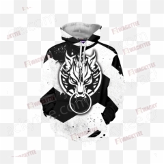 Final Fantasy 7 - Fenrir New Unisex 3d Hoodie Final Fantasy 7 Wolf Png,Fenrir Png
