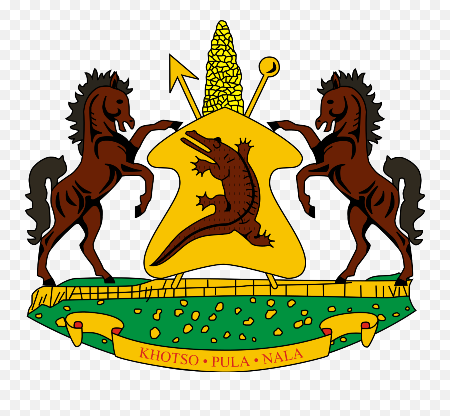 Escudu De Lesothu - Wikipedia Lesotho Coat Of Arms Png,Nala Png
