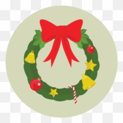 Christmas Wreath Icon - Free Download PNG and Vector