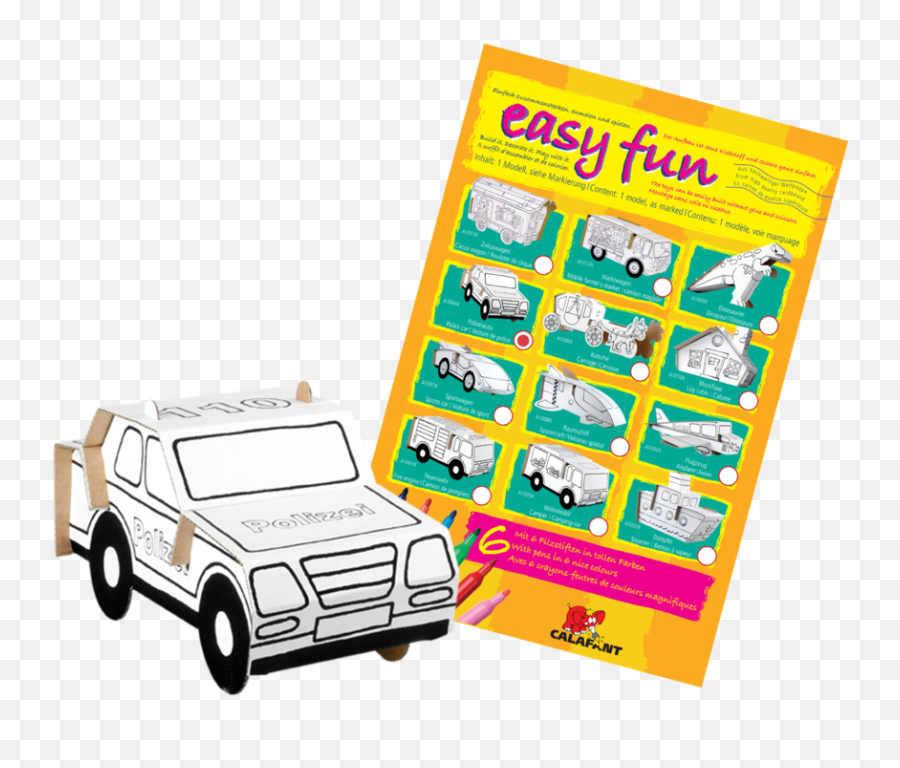 Easy Fun Police Car - Calafant A1004x Police Car With No Calafant Png,Police Car Png