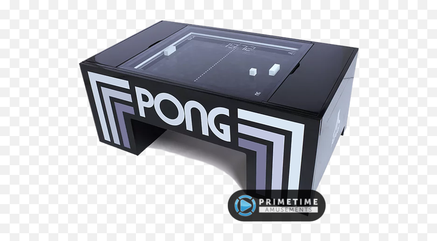 Atari Pong Coffee Table - Primetime Amusements Box Png,Atari Logo Png
