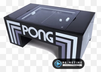Atari Pong Coffee Table - Primetime Amusements Box Png,Atari Logo Png