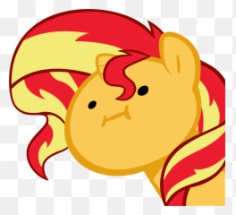 Wutface Transparent Png Clipart Free - Sunset Shimmer Pony,Wutface Png