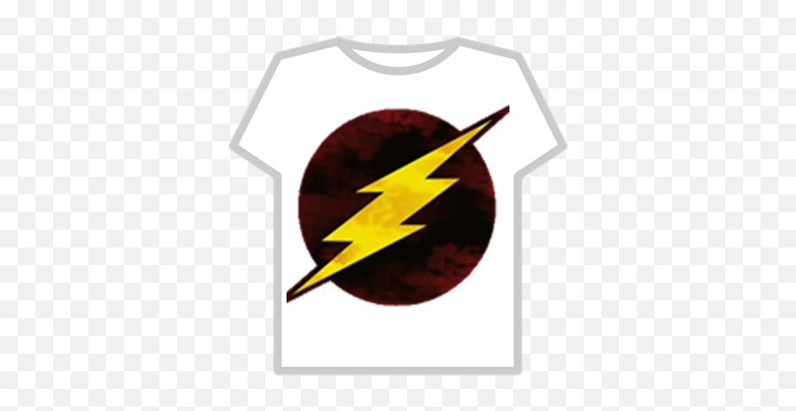 Camiseta - Theflashlogodccomicss Roblox T Shirt Roblox Hair Black Png,Flash Logo Png