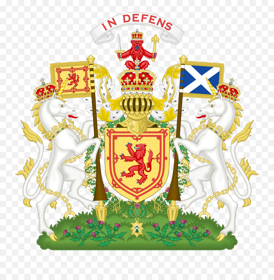 Library Of Royal Crest Clip Art Royalty Free Lion Unicorn - Scottish Coat Of Arms Unicorn Png,Crest Png