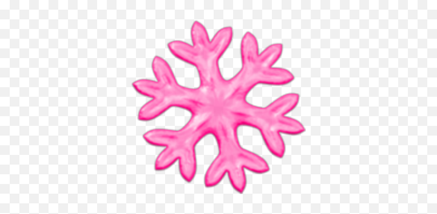Snowflakes Pink Snowflake Emoji - Snowflake Ios Emoji Png,Snowflake Emoji Png