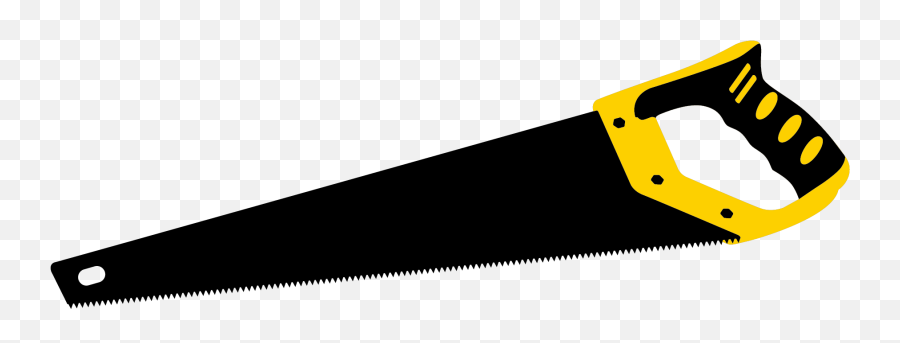 Hand Saw Tool - Vector Saw Png,Saw Transparent