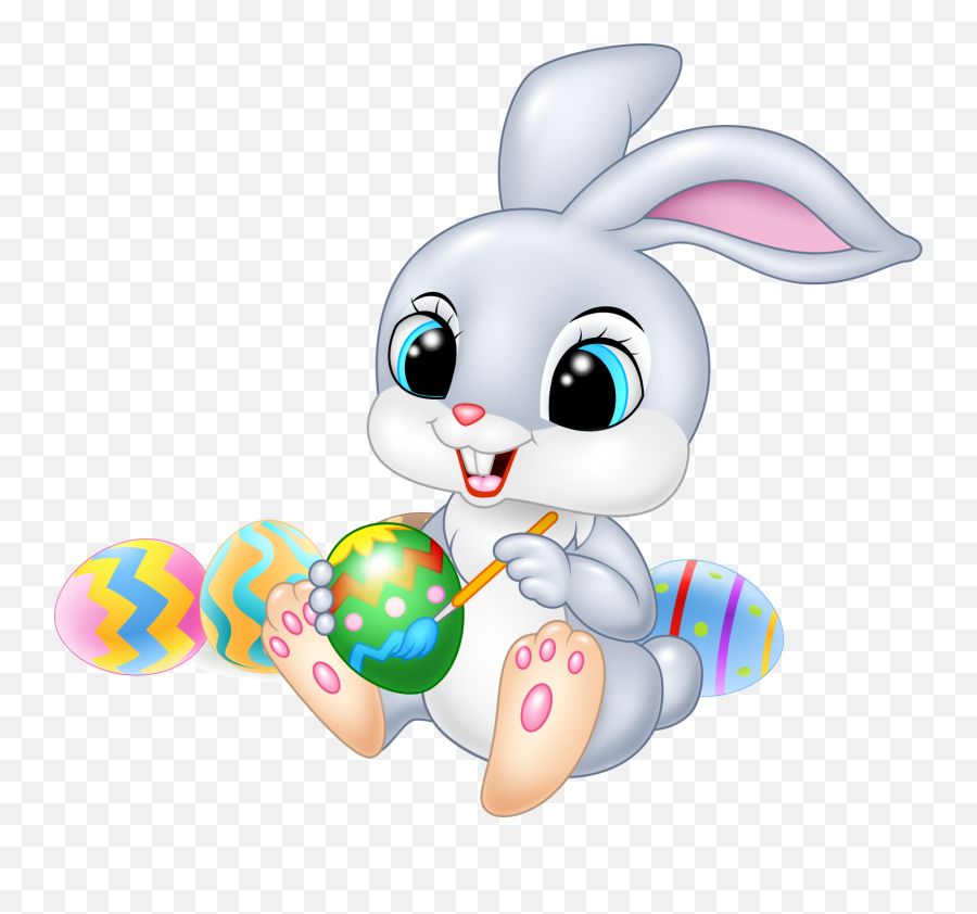 Easter Bunny Png File - Transparent Easter Bunny Cartoon,Easter Bunny Png
