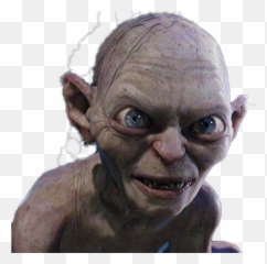 Gollum Screen - Gollum Face Png,Gollum Png