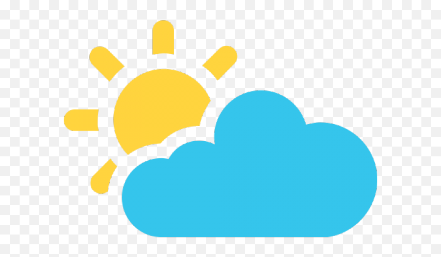 Sunlight Clipart Emoji - Cloud And Sun Emoji Png,Rain Emoji Png