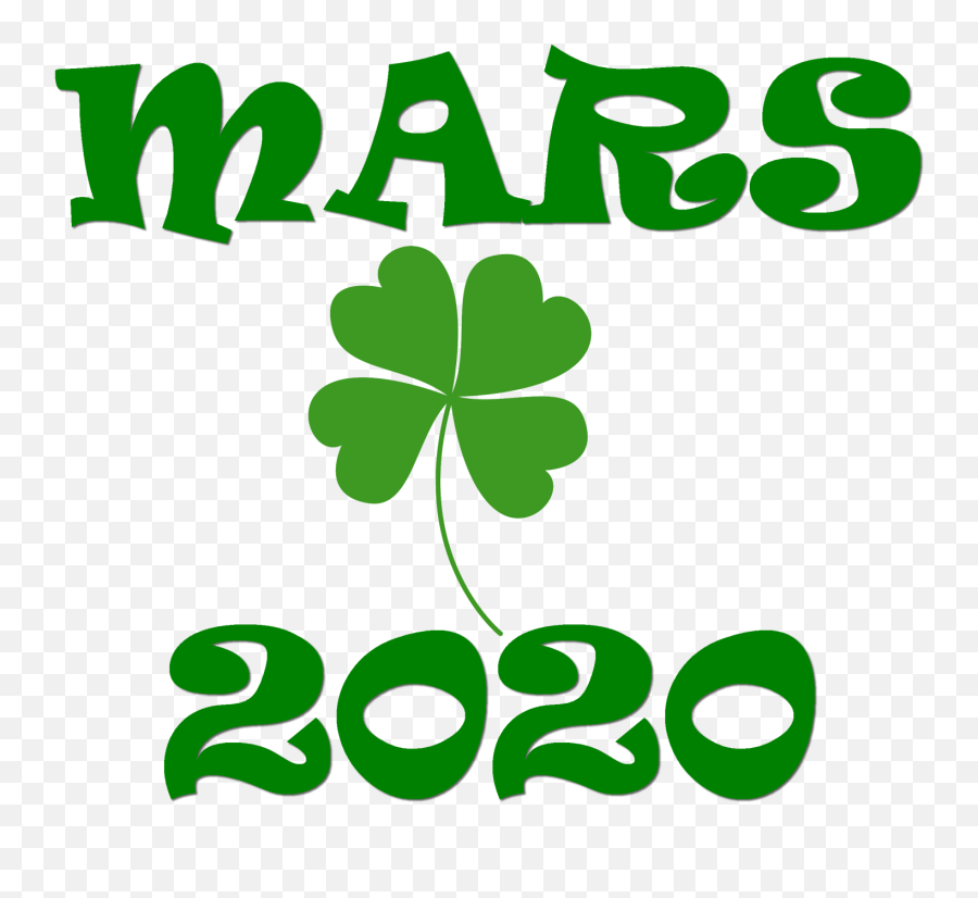 March 2020 - Shamrock Png,Clover Transparent Background