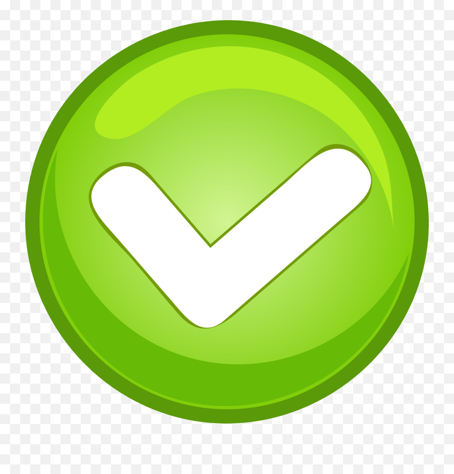Check Mark Button Clip Art - Vector Clip Art Checked Icon Png,Green Check Mark Png