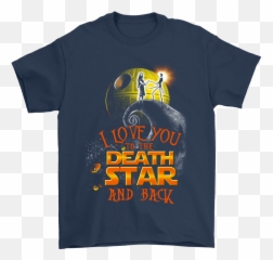 I Love You To The Death Star And Back Shirts - Helicopter png