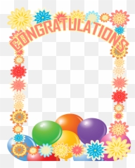 Download Hd Congratulations Frame Png - Photo Frames