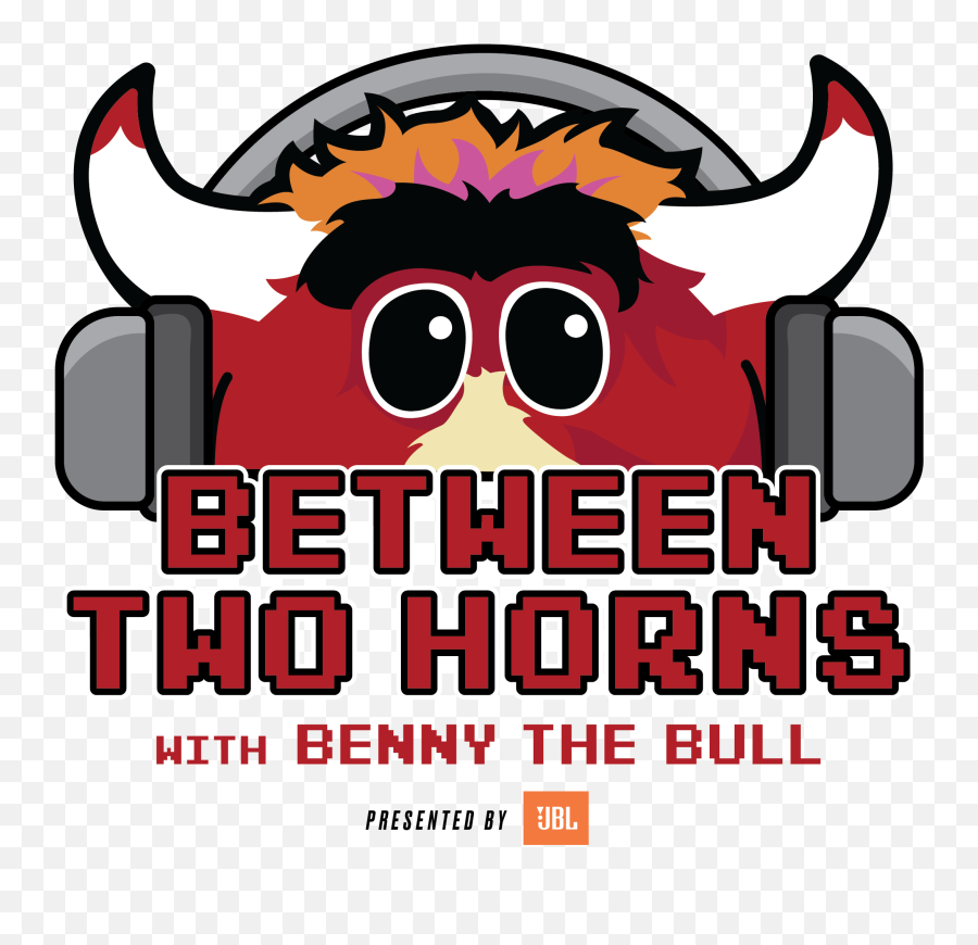 Between Two Horns With Benny The Bull Chicago Bulls - Clip Art Png,Bull Horns Png