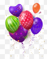Birthday Celebration Balloons Png Image