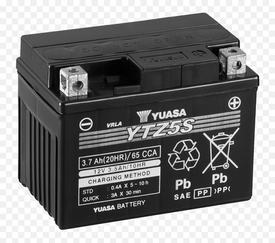Yuasa Maintenance Free High Performance - Ampere Of 12v Motorcycle Battery Png,Car Battery Png
