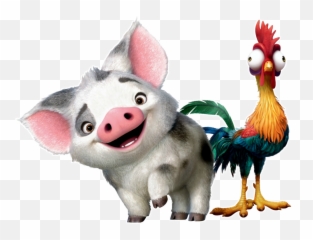 Moana Images Transparent Png Clipart - Pig And Chicken
