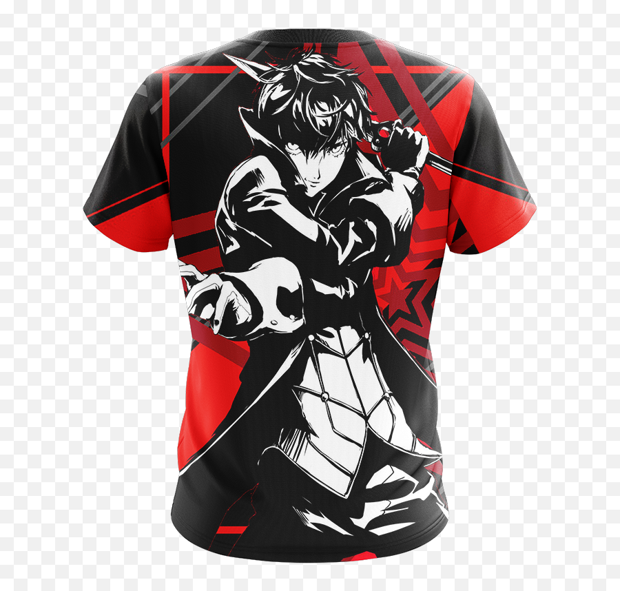 Persona 5 - Joker New Version Unisex 3d Tshirt Persona 5 Joker Black And White Png,Joker Persona 5 Png