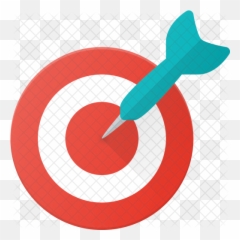 Bullseye Icon Of Flat Style - Eye Png