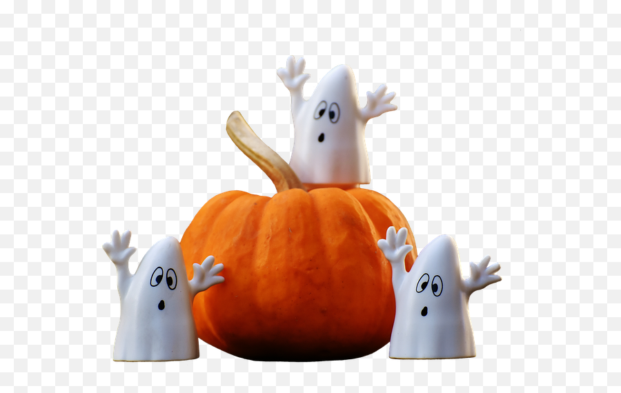Free Photo Ghosts Happy Halloween Pumpkin Ghost - Halloween Decorations Png,Happy Halloween Transparent Background
