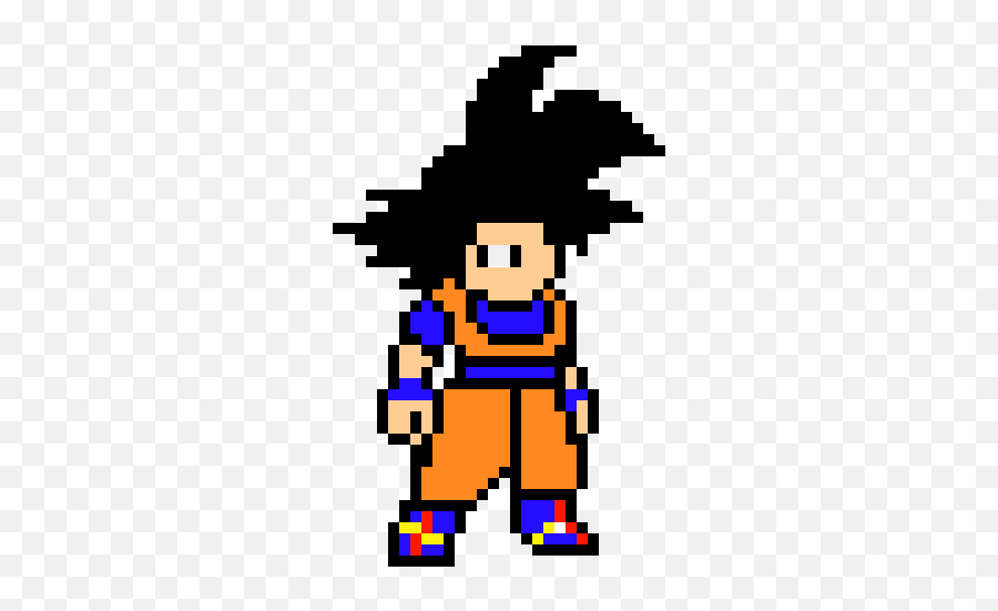 Goku Dragon Ball Z Pixel Art Maker - Goku Pixel Art Png,Dragon Ball Png