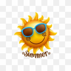 Library Of Summer Sun Image Download Photos Png - Sun With Sunglasses Png,Summer Transparent Background