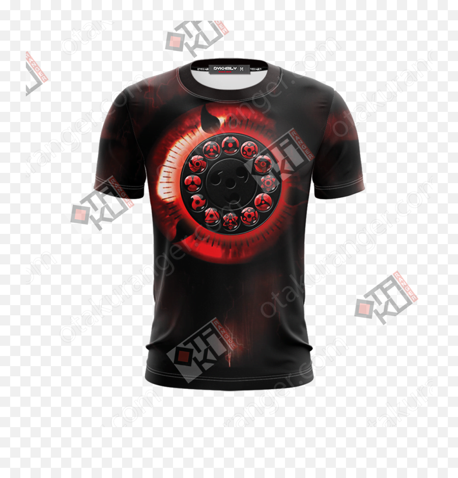 Naruto - Sharingan Unisex 3d Tshirt Otakuranger Penny Dreadful T Shirt Png,Sharingan Transparent