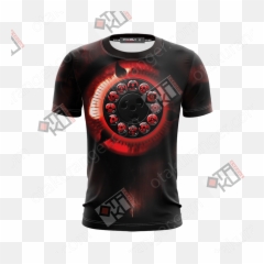 Naruto - Sharingan Unisex 3D Tshirt OtakuRanger Penny Dreadful Shirt png