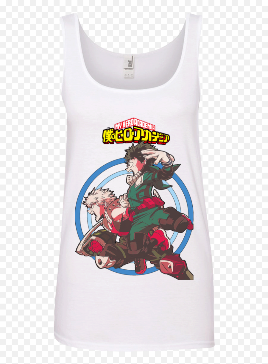 Agr My Hero Academia Deku And Bakugou Ringspun Tank Top - Harley Quinn Png,Bakugou Png